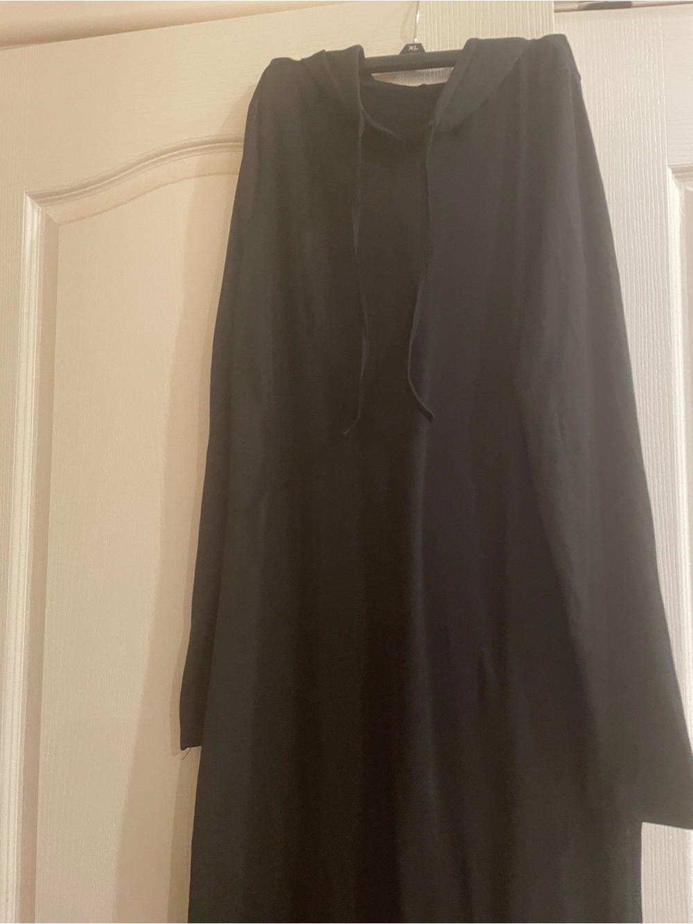 Black Hooded Long Dress / Tunic